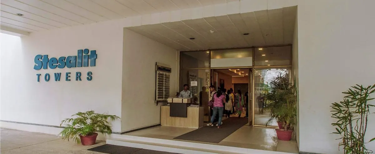 Entrance of Stesalite Tower in Salt Lake Sector V, Kolkata, where Nexora Technologies has its office